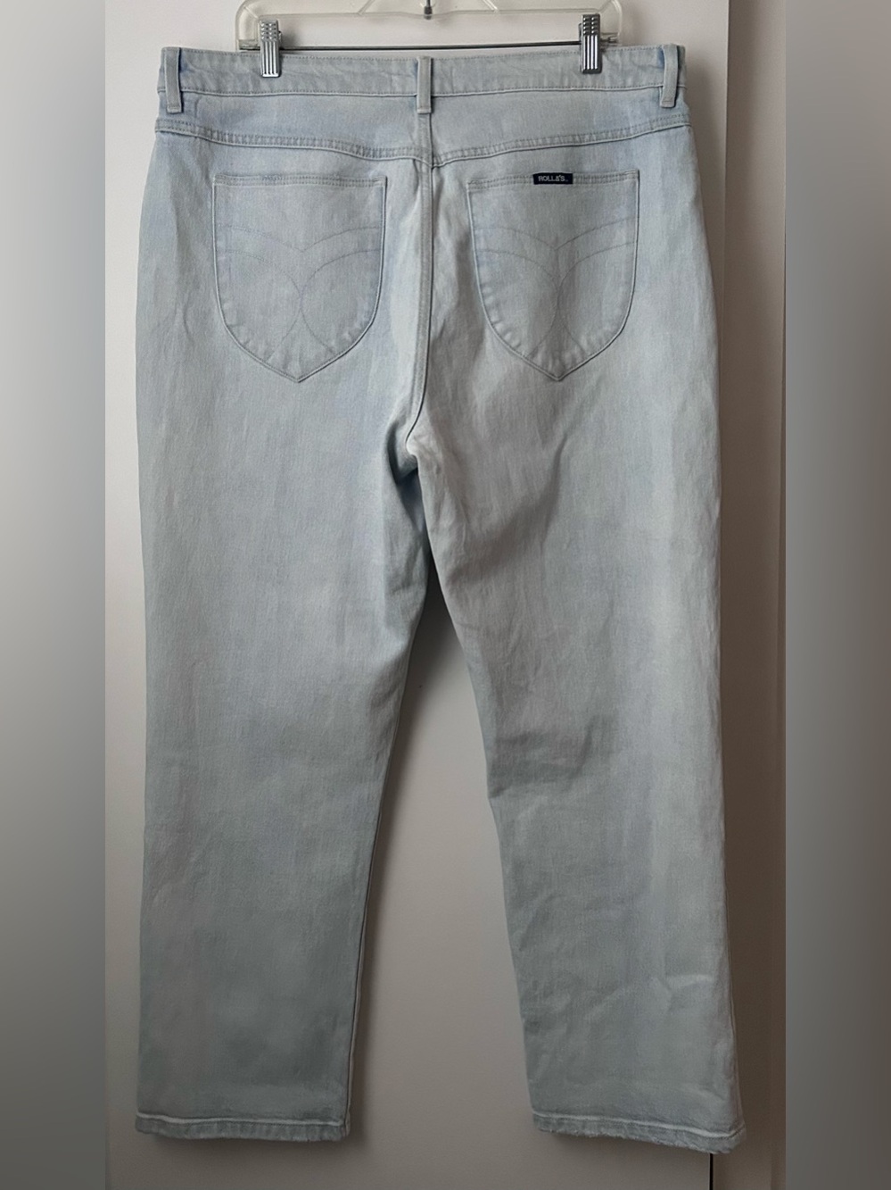 Rolla’s  High Rise Straight Jeans Light Blue -Size 34